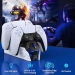 HEYLICOOL Fast Charger Dock for PS5 Controllers