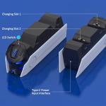 HEYLICOOL Fast Charger Dock for PS5 Controllers