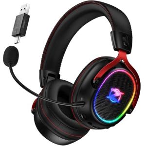 Ozeino Wireless Gaming Headset with 7.1 Surround Sound