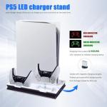 PS5 Cooling Charging Station with LED Lights