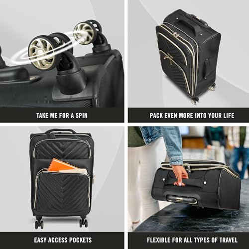 Kenneth Cole Reaction Women's Chevron Carry-On Luggage