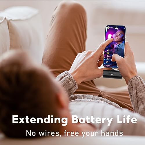 UPEB iPhone Portable Charger 2-Pack Compact 5000mAh Power