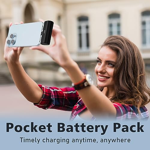 UPEB iPhone Portable Charger 2-Pack Compact 5000mAh Power