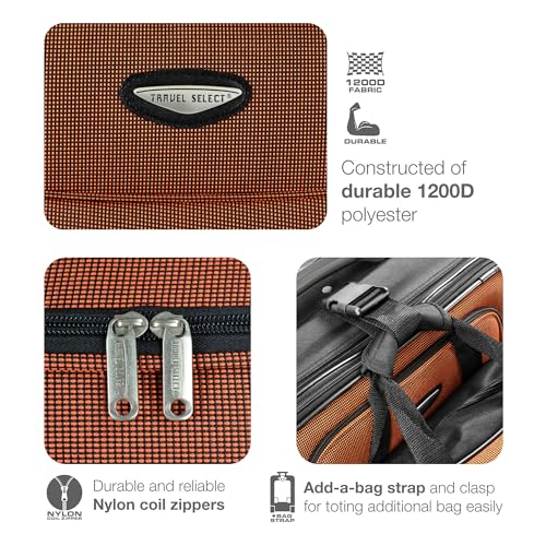 Orange 29-Inch Rolling Luggage
