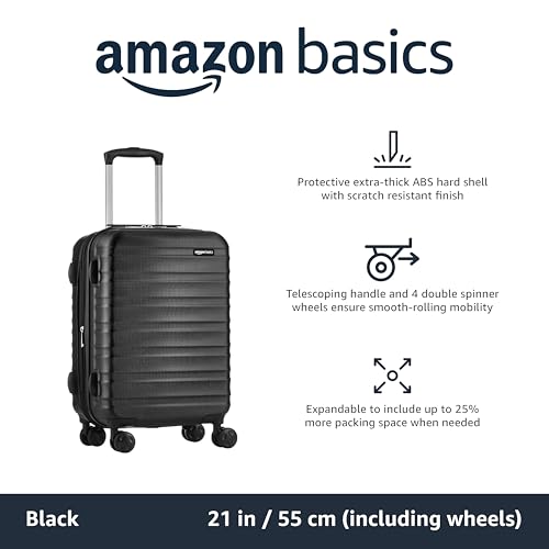 Black Hardside Carry-On Luggage 20