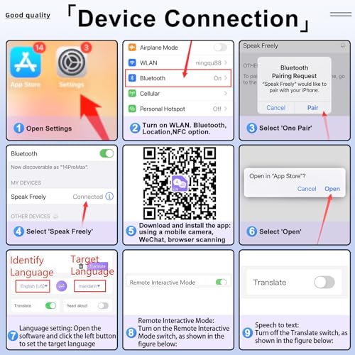 2024 Translation Device: Instant Voice & Video Translation, 138 Languages