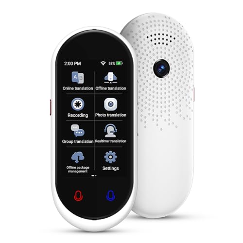 BERLANCHE 2-Way Language Translator: 137 Languages, Photo Translation