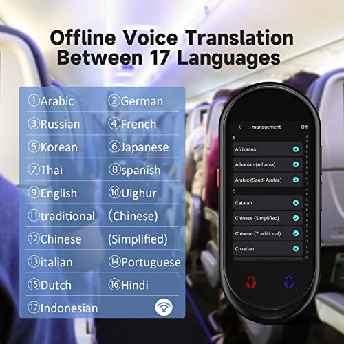 5-Way Instant Language Translator for Travel and Business