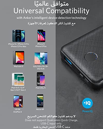 Anker Portable Charger with PowerIQ Technology for iPhone & Samsung
