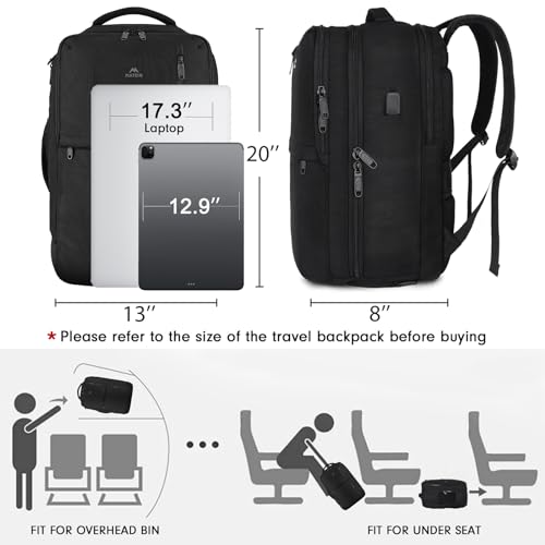 MATEIN 40L Flight Approved Travel Backpack