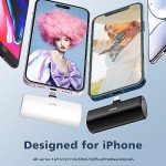 UPEB iPhone Portable Charger 2-Pack Compact 5000mAh Power