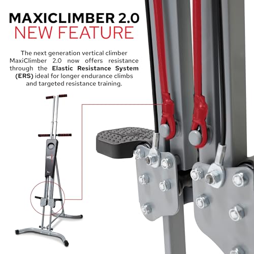 Adjustable Vertical Climber for Full-Body Workout with Free App