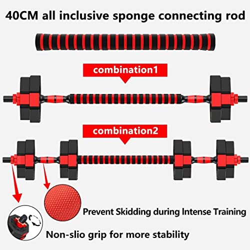 Adjustable Dumbbell Weight Set - 30 lbs Pair
