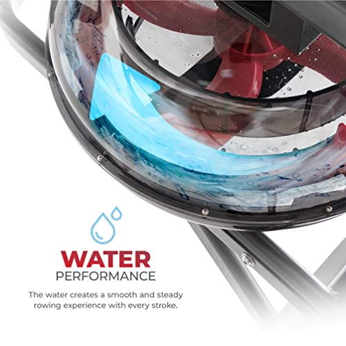 Sunny Health Obsidian Surge 500m Water Rowing Machine