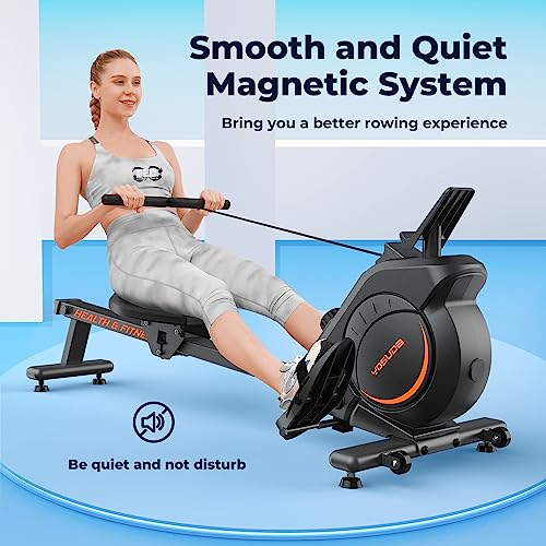 YOSUDA Magnetic Rowing Machine - 350 LB Capacity