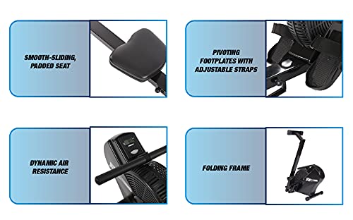 Stamina ATS Air Rower - Foldable with Smart App