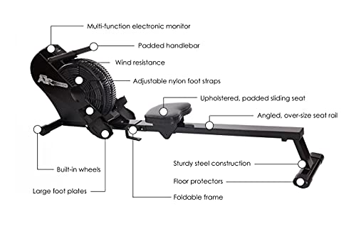 Stamina ATS Air Rower - Foldable with Smart App