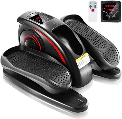 ANCHEER Under Desk Electric Seated Elliptical, LCD Monitor