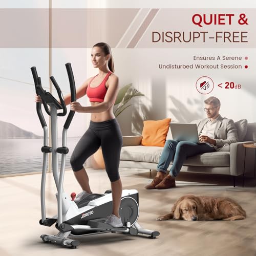 JOROTO Cross Trainer Elliptical Machine with 8 Resistance Levels