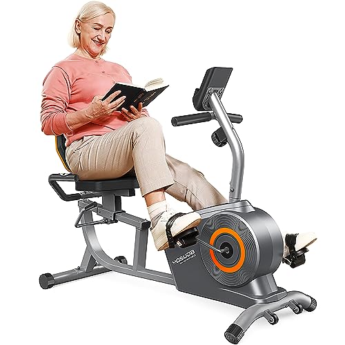 YOSUDA 350LB Weight Capacity Recumbent Bike with Comfort Seat