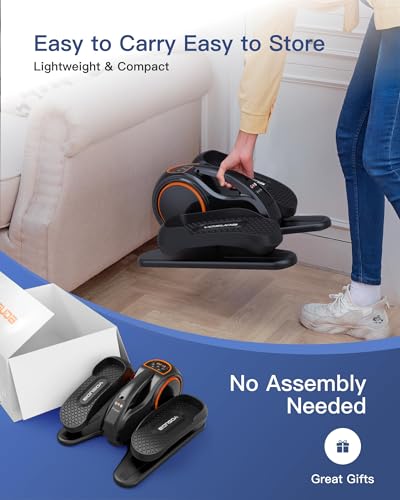 YOSUDA Under Desk Elliptical for Seniors, Fully Assembled