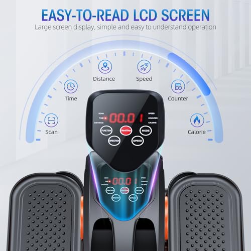 Under Desk Elliptical Machine for Seniors, Quiet & Portable