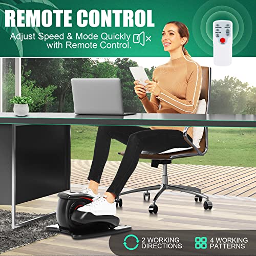 Electric Under Desk Elliptical with Remote and LCD Monitor