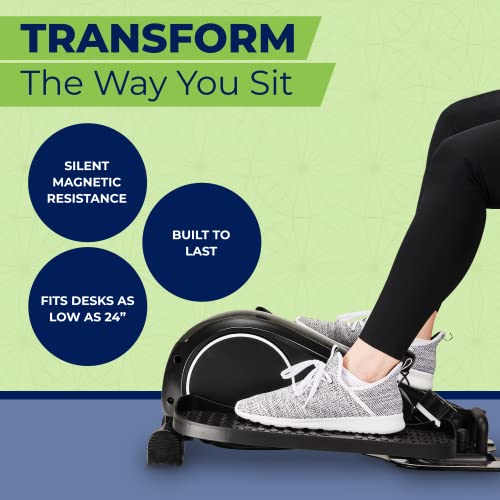 Compact DeskCycle Ellipse Seated Under Desk Elliptical Machine