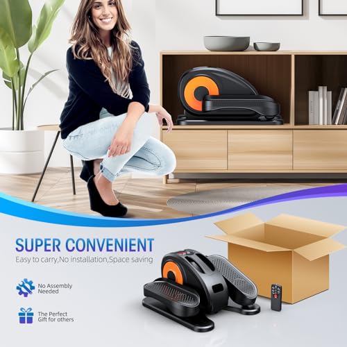 Under Desk Elliptical Machine for Seniors, Quiet & Portable