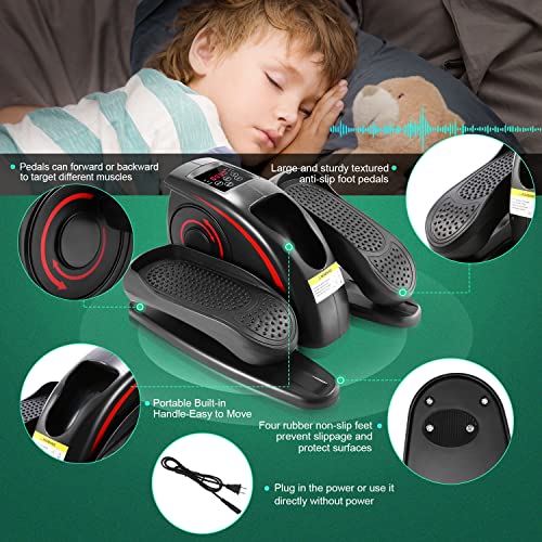 Electric Under Desk Elliptical with Remote and LCD Monitor