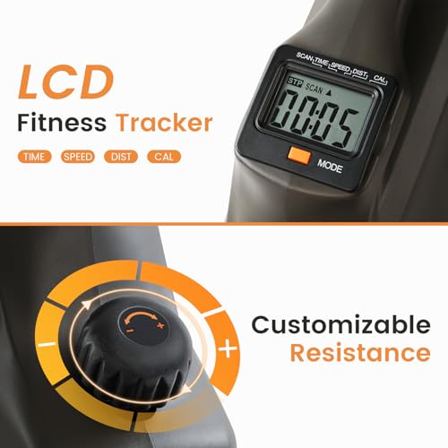 Niceday 2-in-1 Elliptical: Seated/Stand, Quiet, Adjustable Resistance