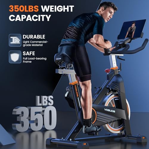 YOSUDA PRO Magnetic Exercise Bike - 350 lbs Capacity