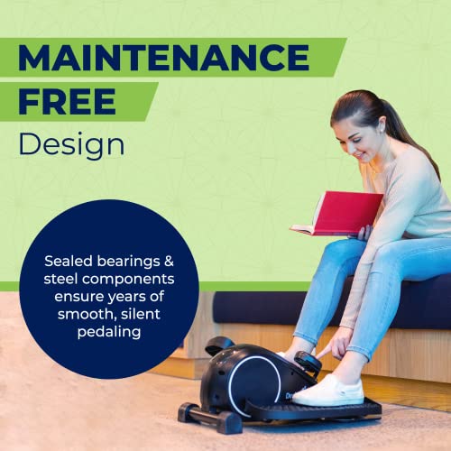 Compact DeskCycle Ellipse Seated Under Desk Elliptical Machine