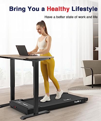 Redliro Walking Pad Treadmill Portable Mini with Bluetooth