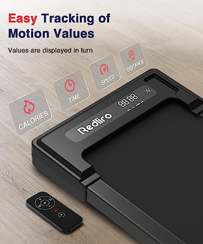 Redliro Walking Pad Treadmill Portable Mini with Bluetooth