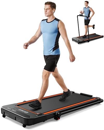 UREVO 2 in 1 Under Desk Electric Treadmill