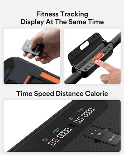UREVO 2 in 1 Under Desk Electric Treadmill