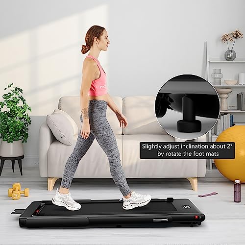Goplus 2 in 1 Folding Electric Treadmill, Bluetooth Speaker