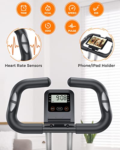 YOSUDA Folding X-Bike with 16-Level Resistance for Seniors