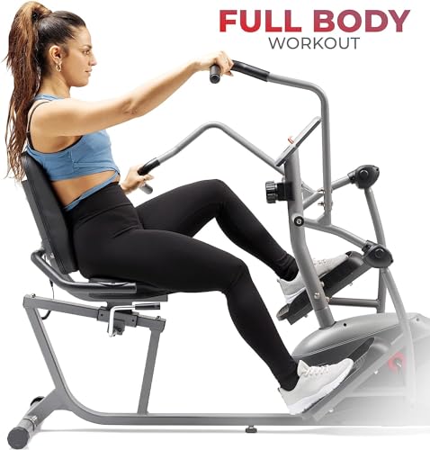 Sunny Health Performance Recumbent Cross Trainer & Elliptical