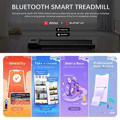 SupeRun Under Desk Treadmill with Remote & APP