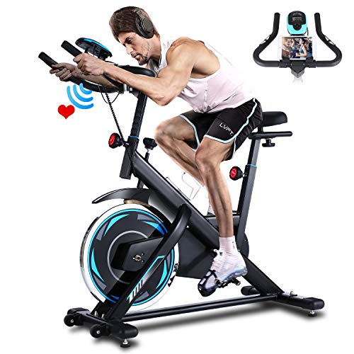 ANCHEER Indoor Cycling Bike with Heart Rate Monitor