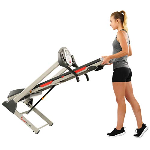 Sunny Health & Fitness Treadmill, Motorized Running Machine