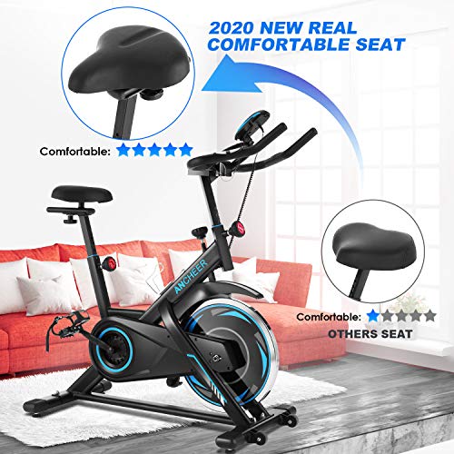 ANCHEER Indoor Cycling Bike with Heart Rate Monitor