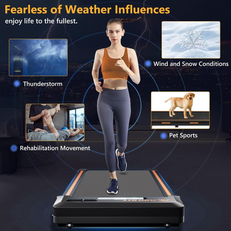 AIRHOT Under Desk Walking Treadmill, 2 in 1