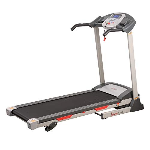 Sunny Health & Fitness Treadmill, Motorized Running Machine