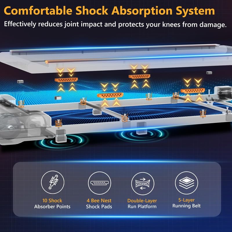 AIRHOT Under Desk Walking Treadmill, 2 in 1