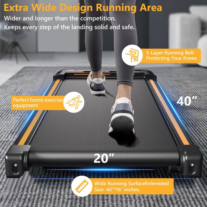 AIRHOT Under Desk Walking Treadmill, 2 in 1