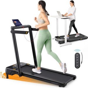 UREVO Auto Incline Walking Pad Treadmill with APP Control