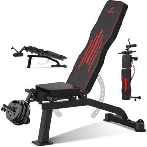 Sperax Adjustable Weight Bench for Home Gym - 1200 LB